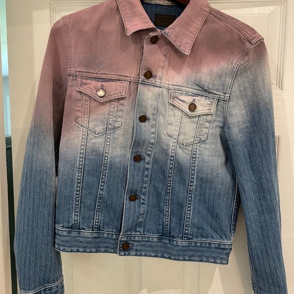 Saint Laurent Degrade Denim Jacket M - Picture 1 of 7